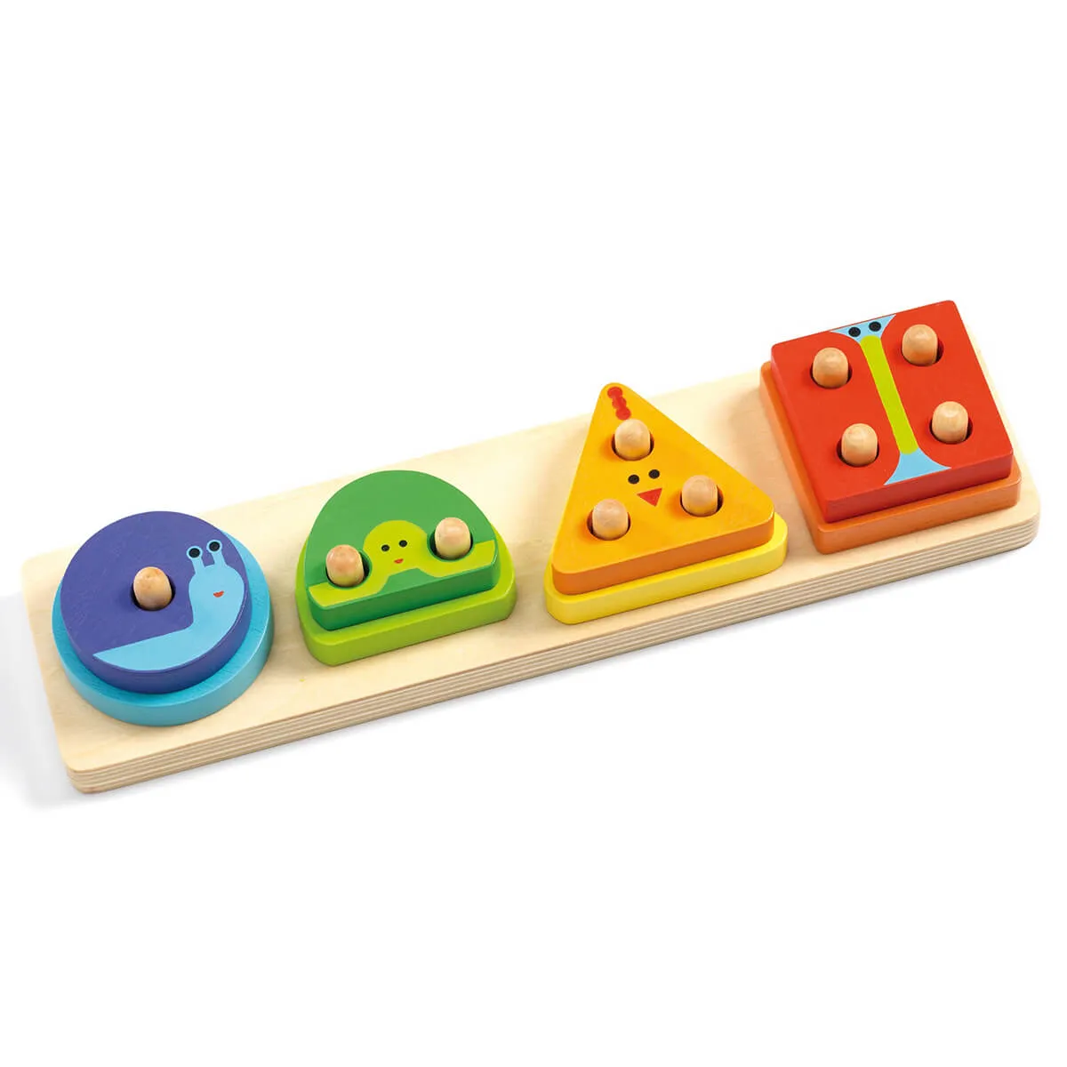 1234Basic Wooden Counting Puzzle by Djeco