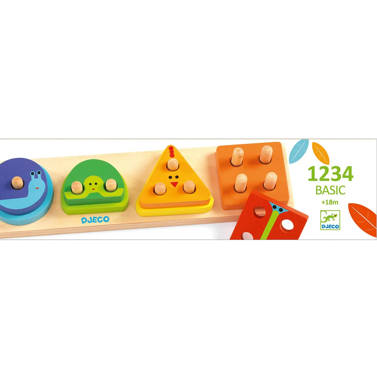 1234Basic Wooden Counting Puzzle by Djeco