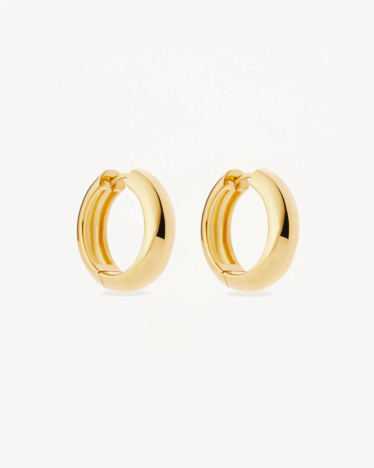 18k Gold Vermeil Bold Large Hoops