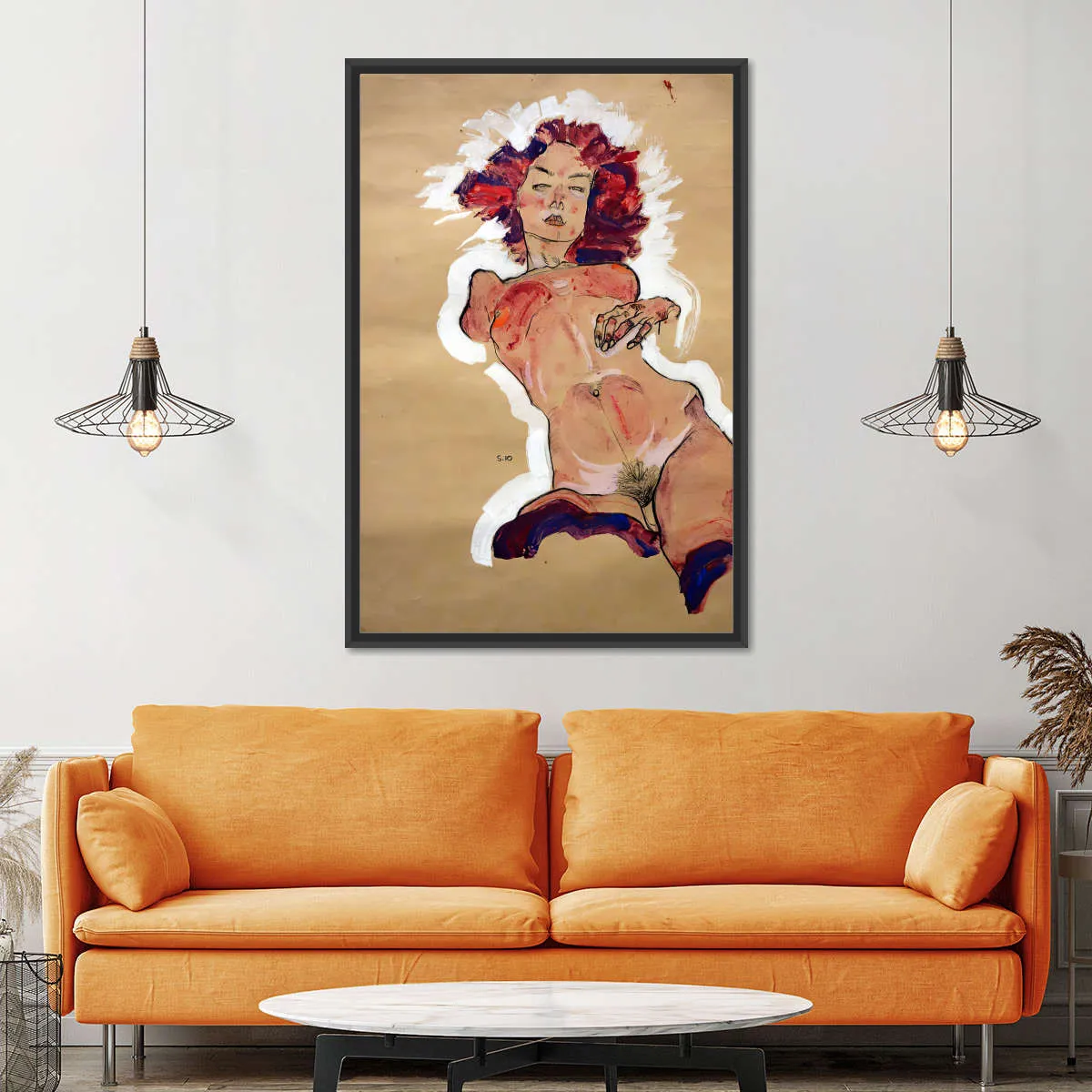 A Female Nude Wall Art