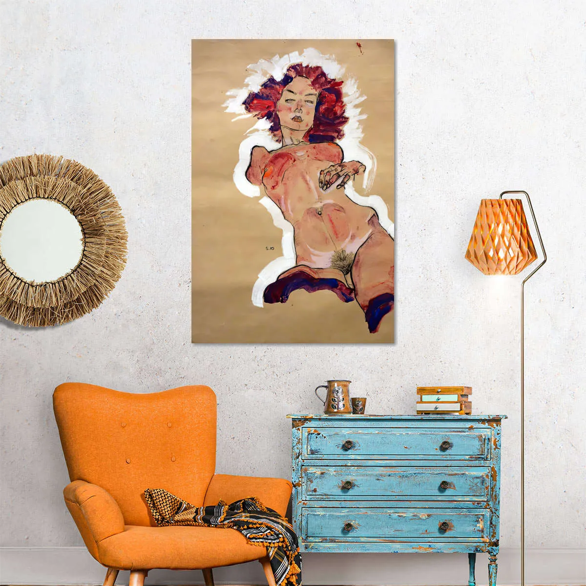 A Female Nude Wall Art