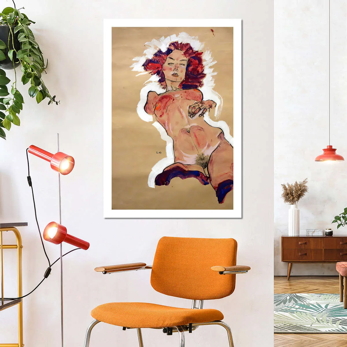 A Female Nude Wall Art