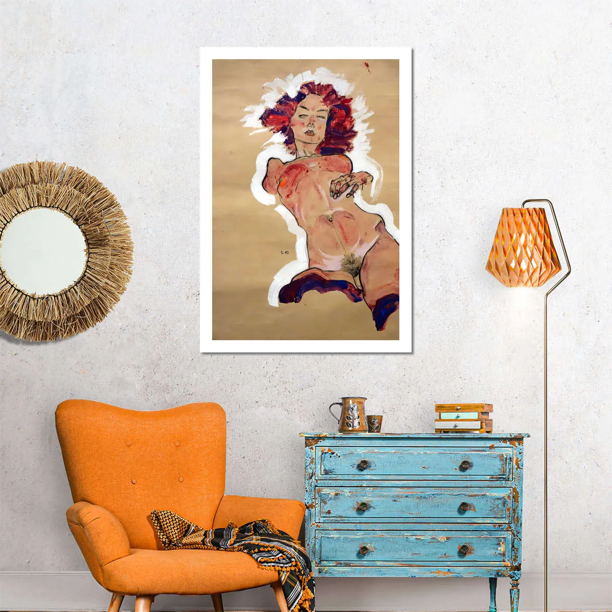 A Female Nude Wall Art