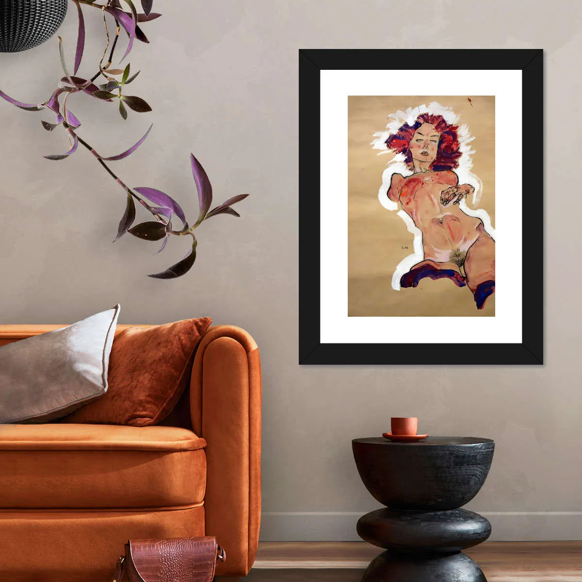 A Female Nude Wall Art