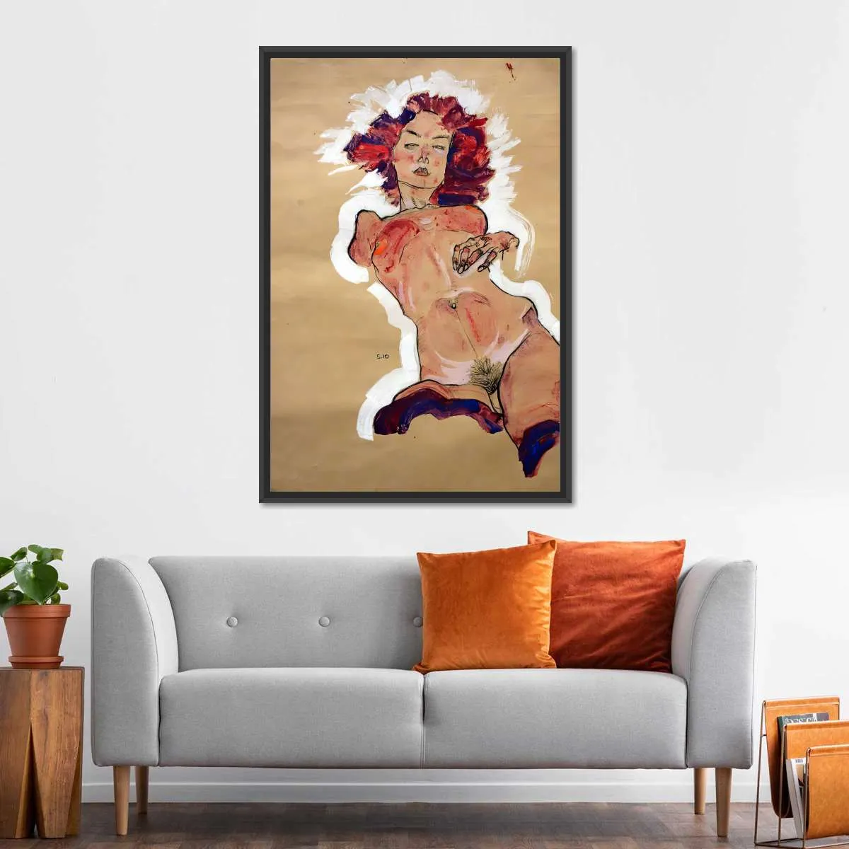 A Female Nude Wall Art