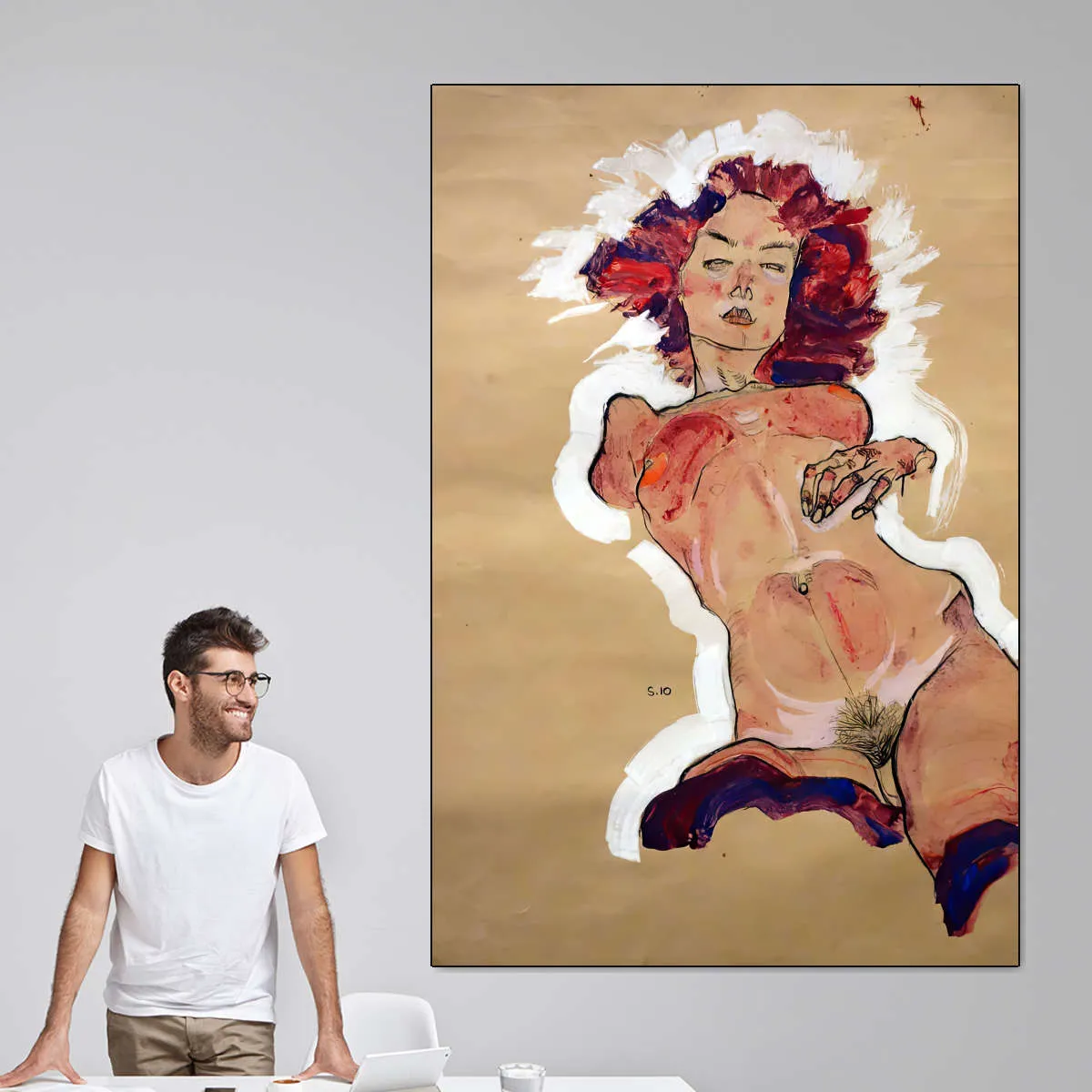 A Female Nude Wall Art