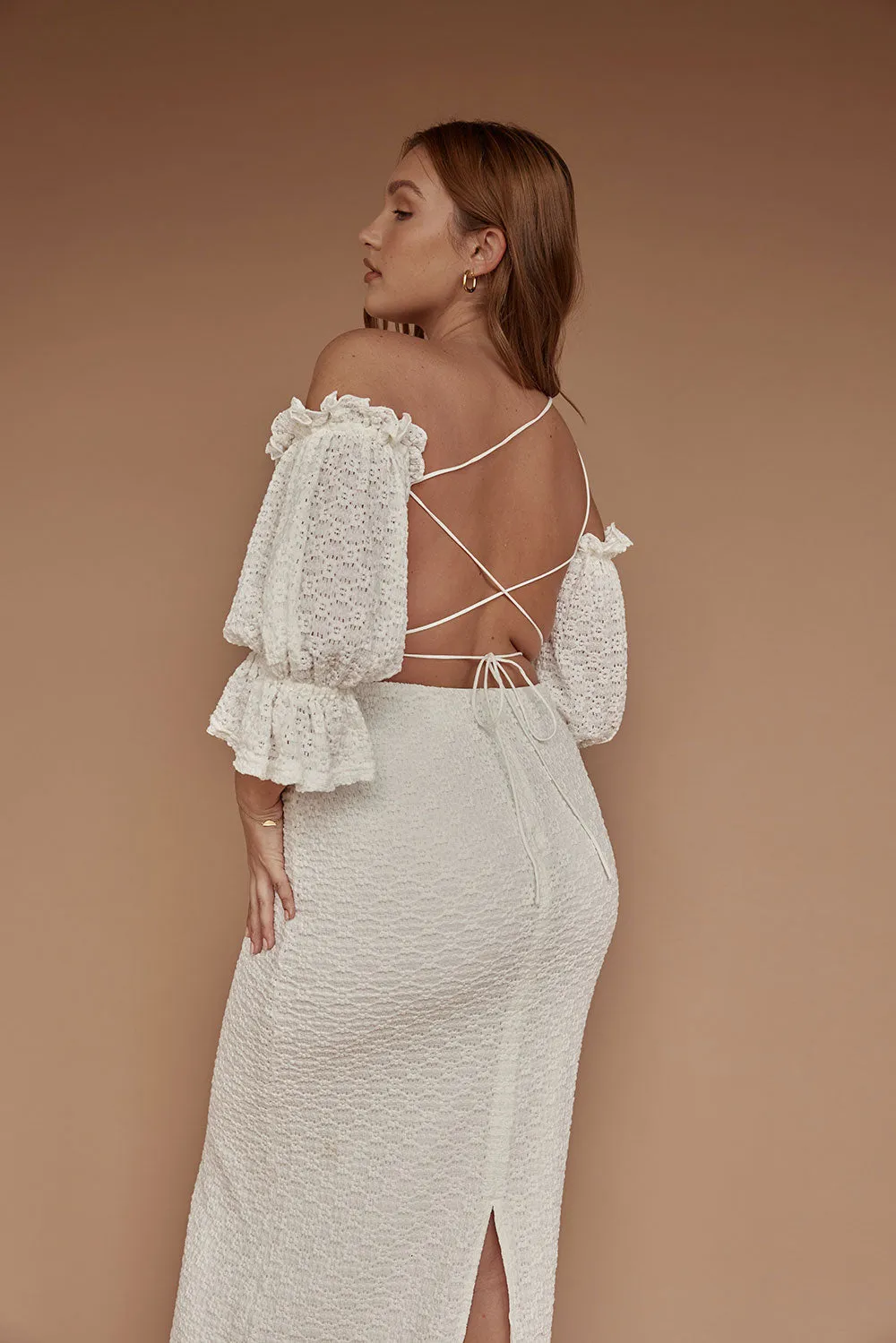 Aluer Backless Dress