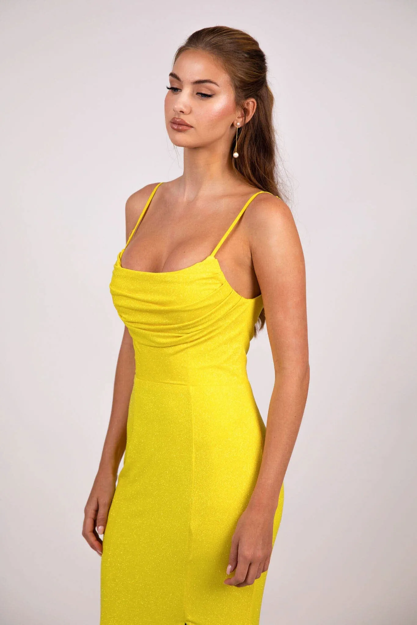 Angela Gown - Shimmer Yellow