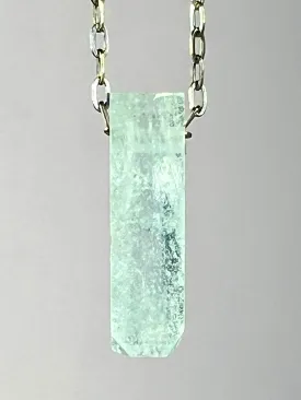 Aquamarine Crystal Necklace