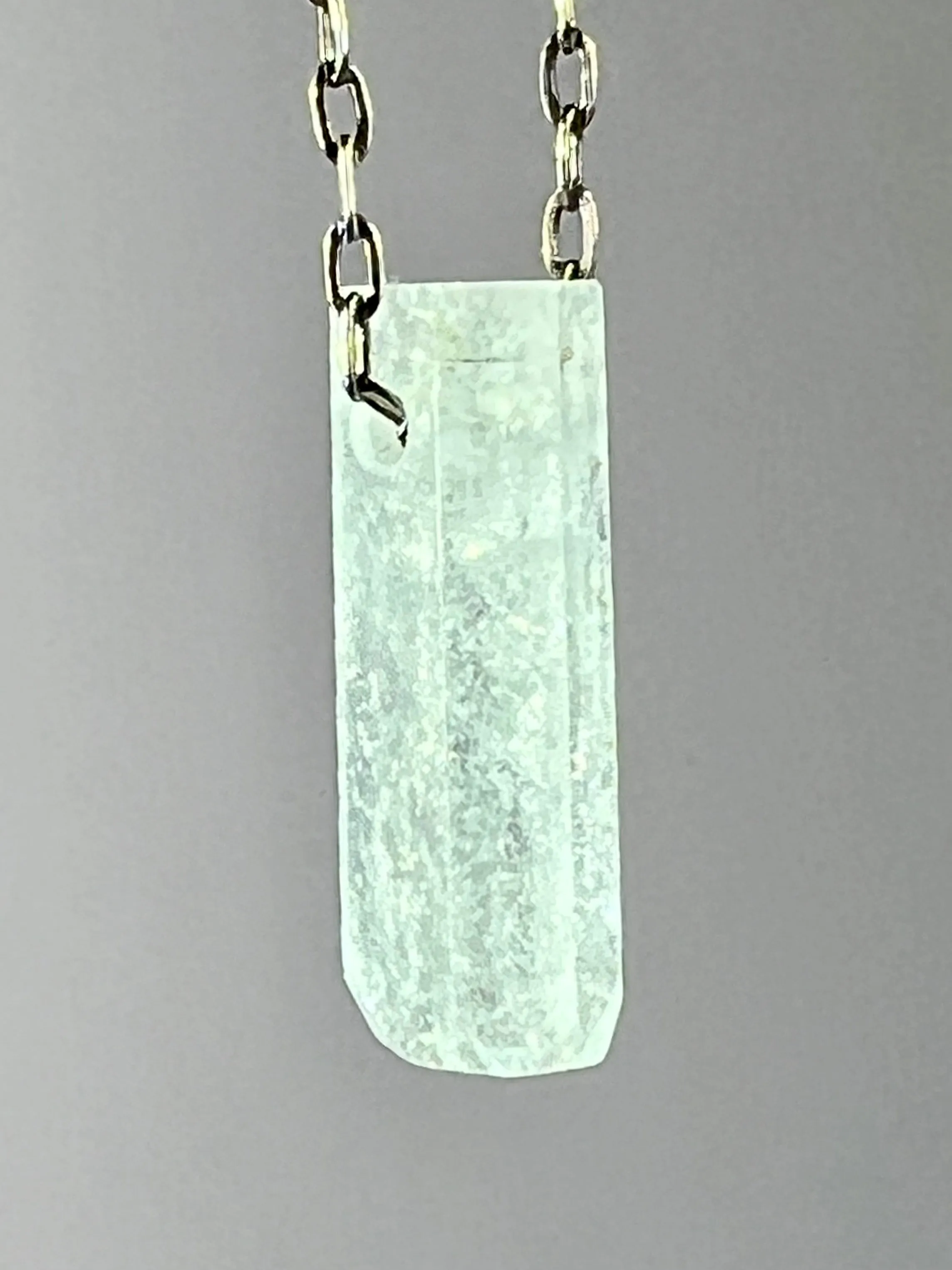 Aquamarine Crystal Necklace