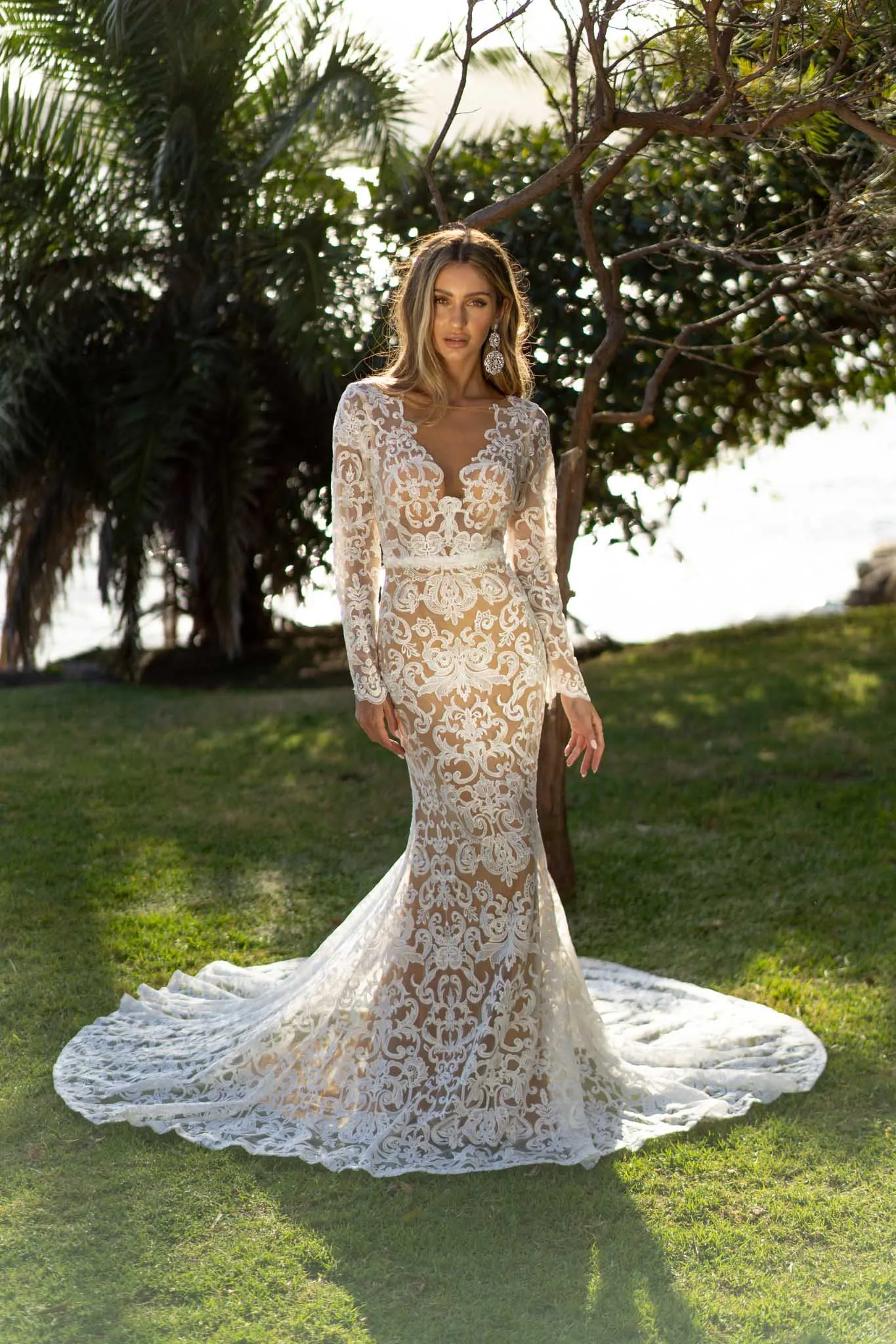 Athena Long Sleeve Gown