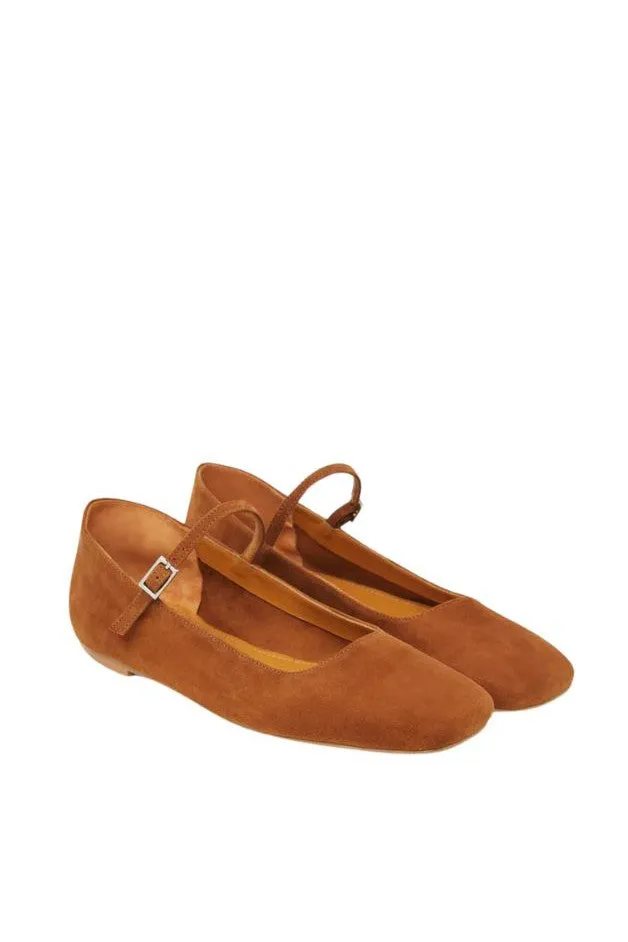 Augusta - Julieta Suede Mary Janes