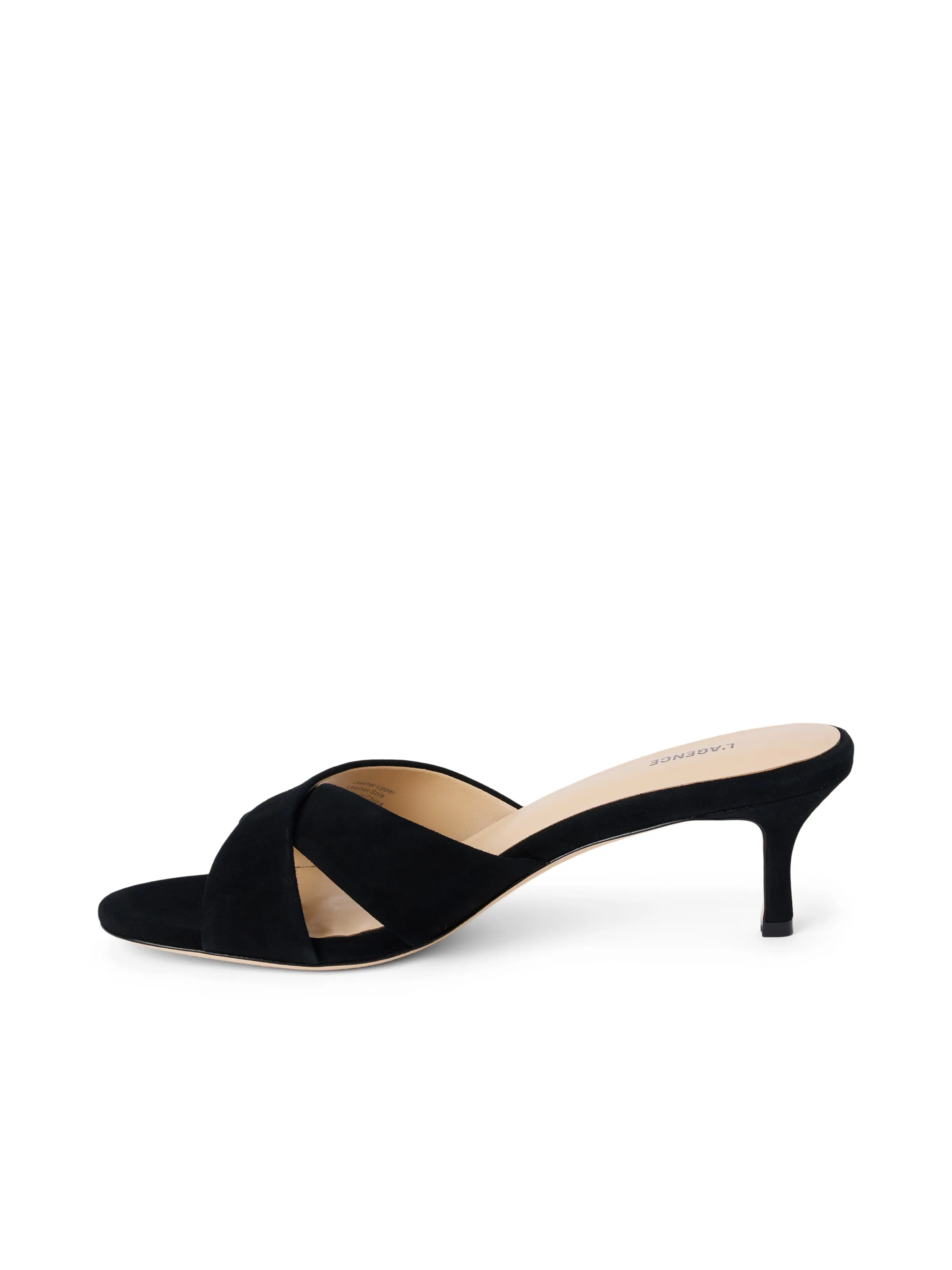 Aveline Kitten-Heel Sandal