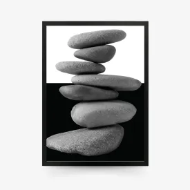 Balancing Stones Framed Art