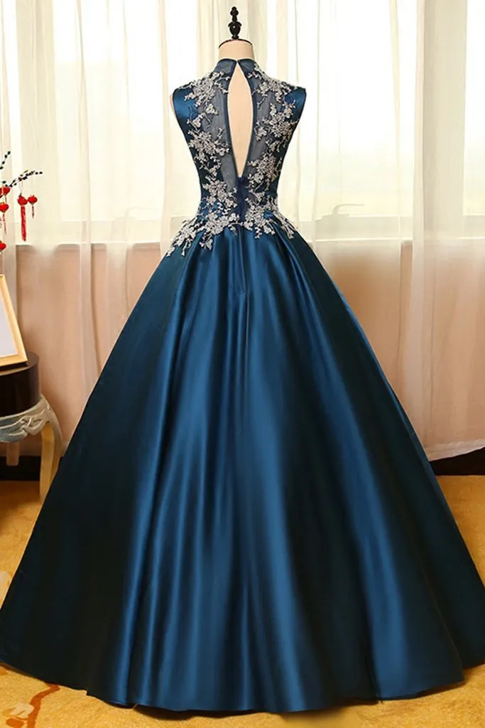 Ball Gown Prom Dress Cheap Long Princess Prom Dress #ER017