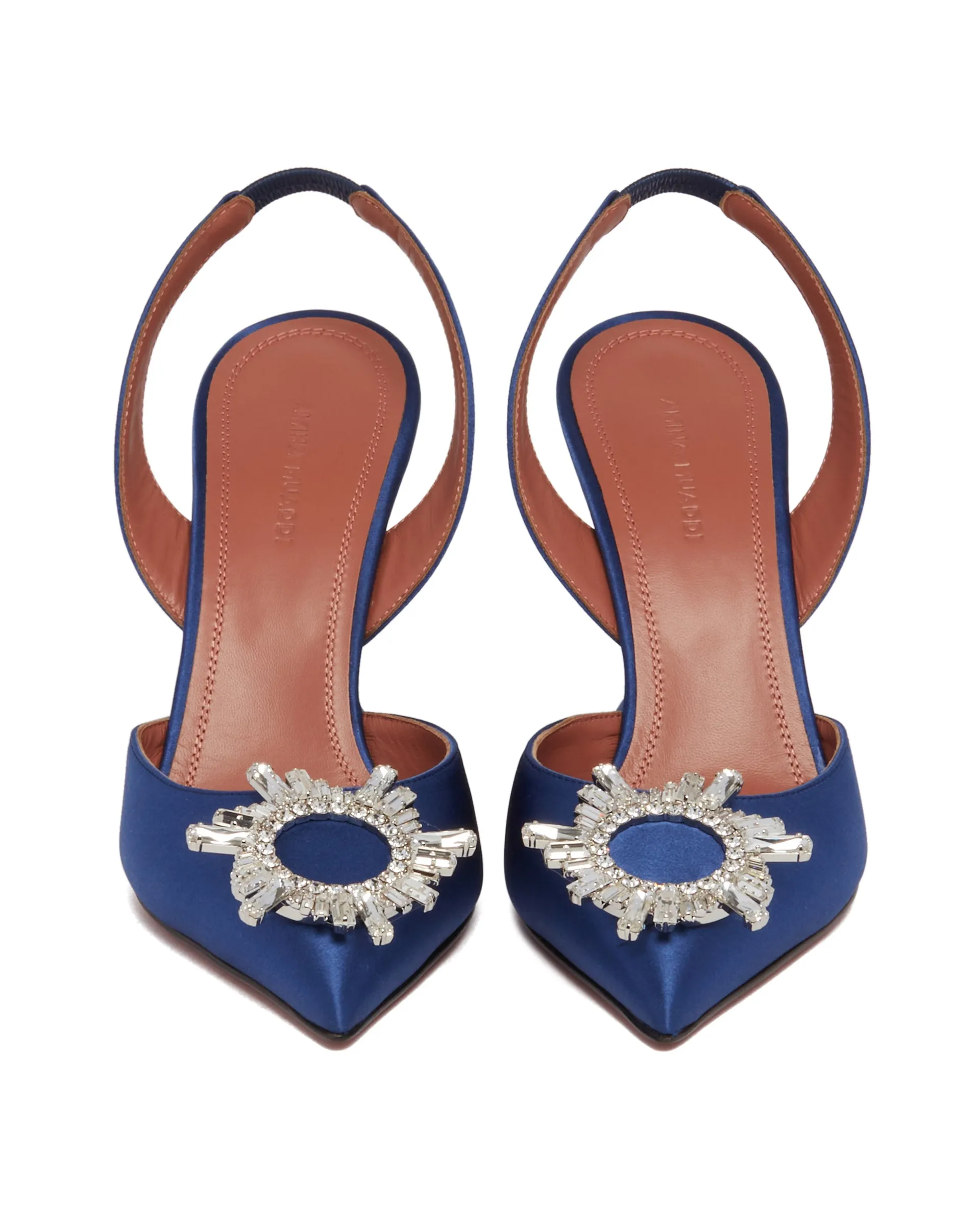 Begum Blue Slingback Pumps