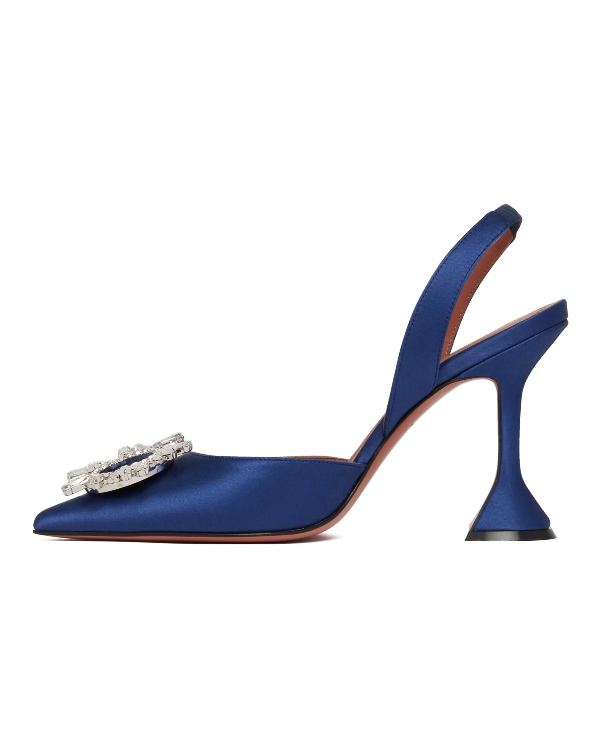 Begum Blue Slingback Pumps