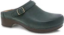 Berry Nubuck Convertible Mule in Green CLOSEOUTS