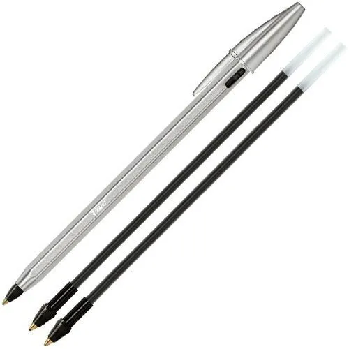 BIC Crystal Renew 2 Refill 1.0mm Black Ballpoint Pen