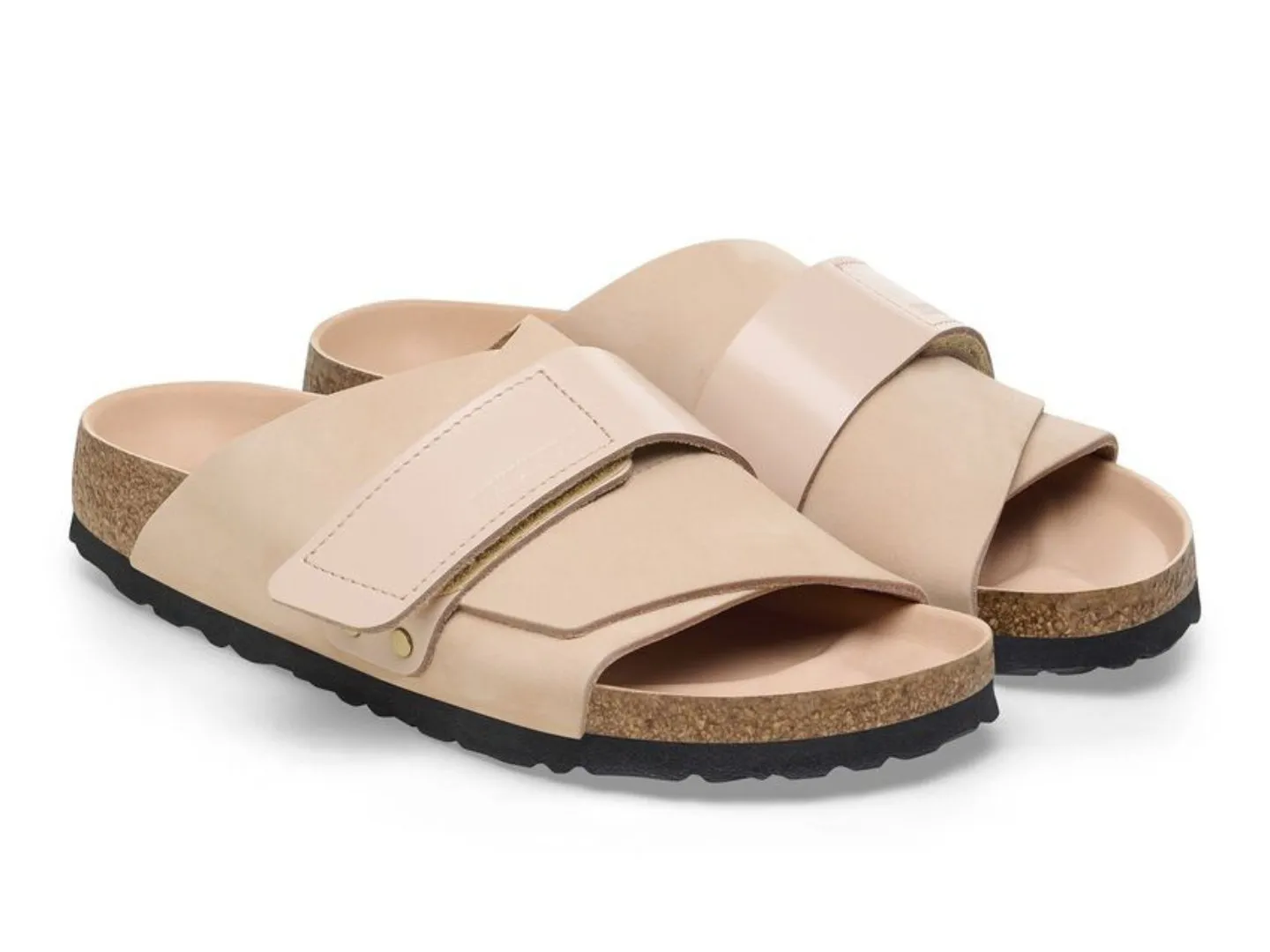 Birkenstock: Kyoto in High Shine New Beige