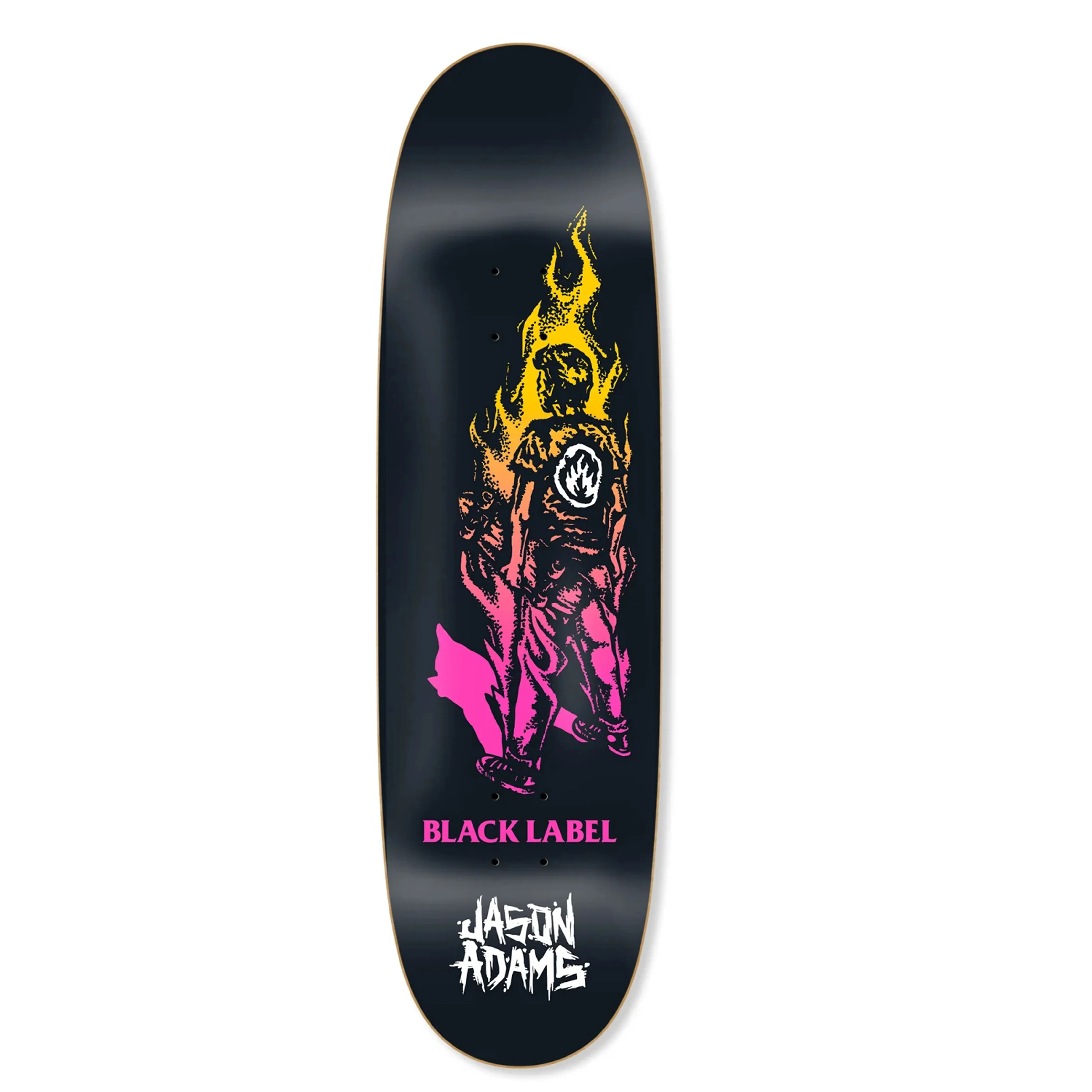 Black Label Skateboards Jason Adams Suffer Deck - 9.0 Egg