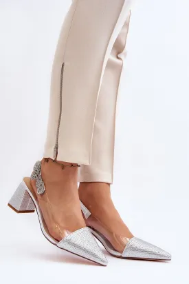 Block heel pumps Step in style