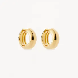 By Charlotte Bold Small Hoop Earrings, Gold or Silver