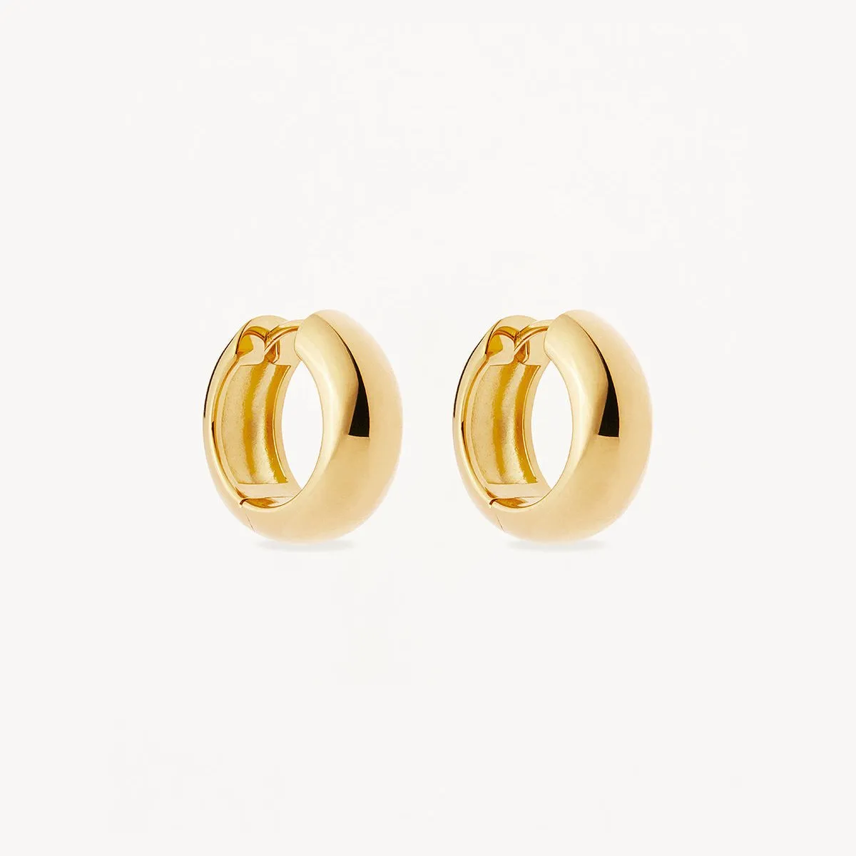 By Charlotte Bold Small Hoop Earrings, Gold or Silver