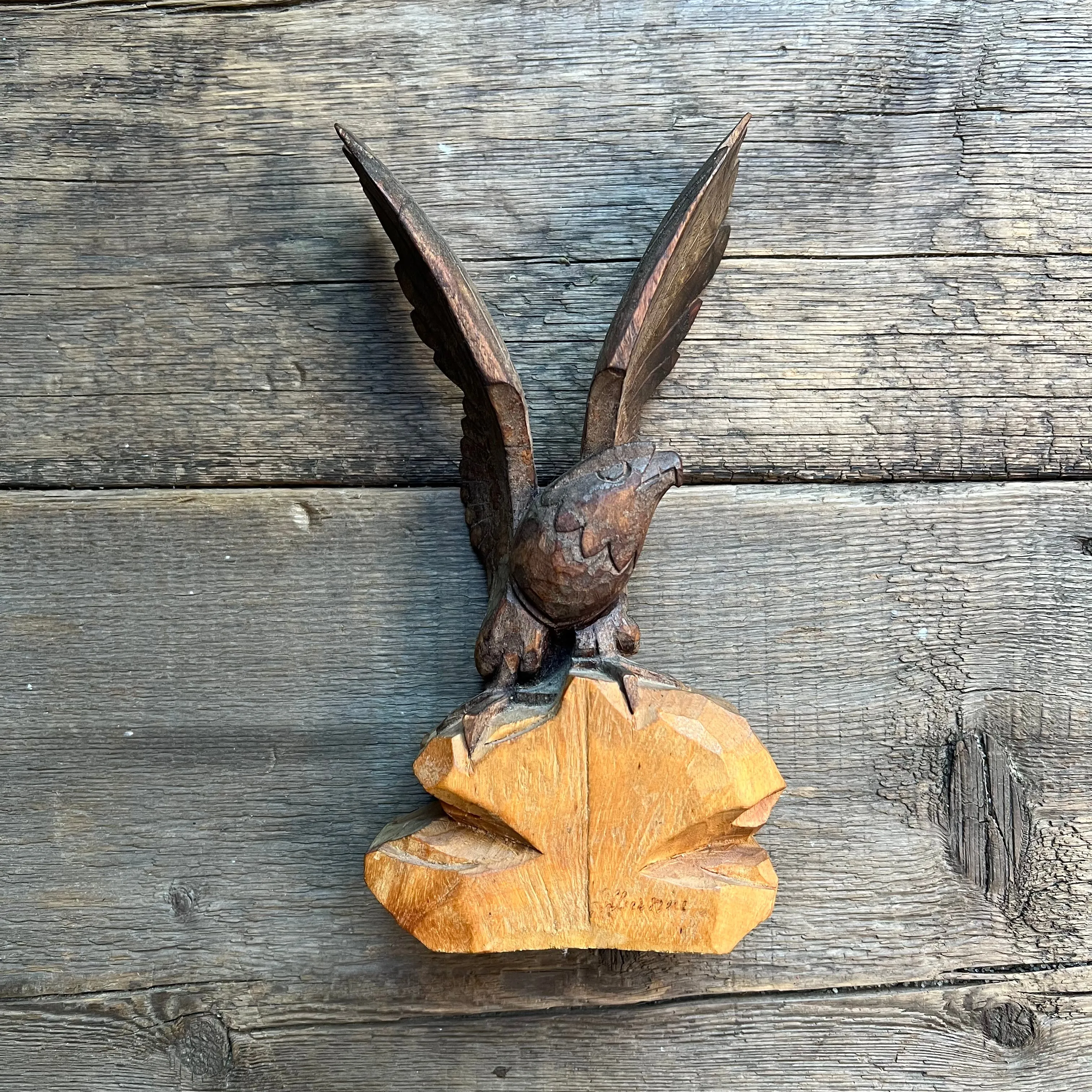 Carved Wooden Eagle