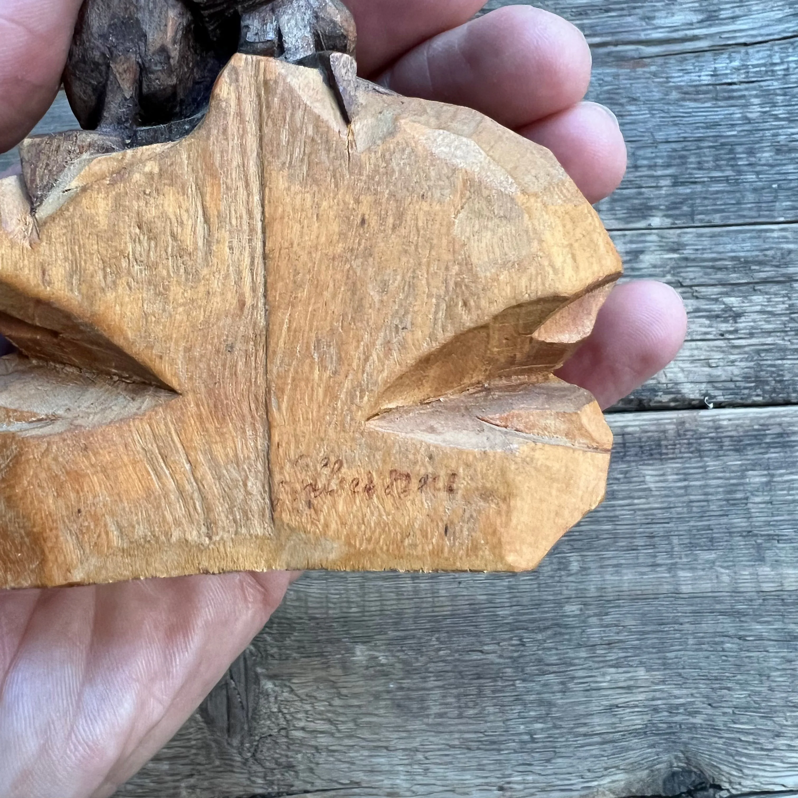 Carved Wooden Eagle