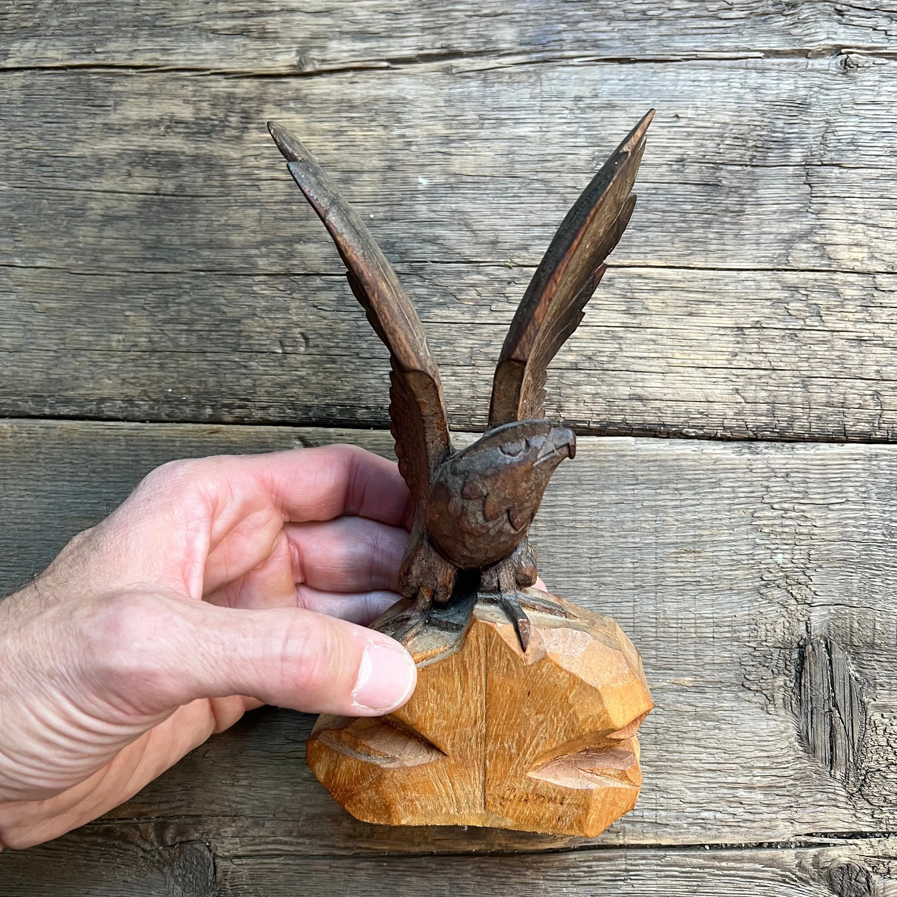 Carved Wooden Eagle