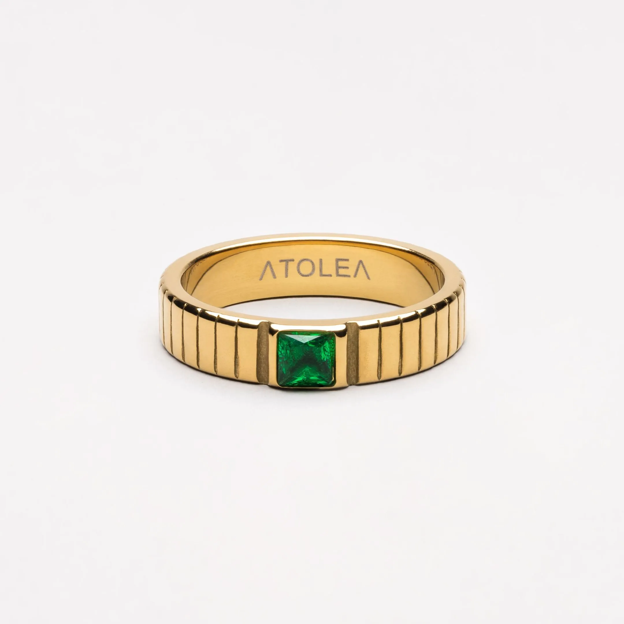 Chunky Emerald Ring