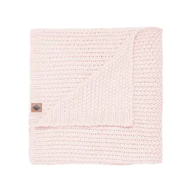 Chunky Knit Baby Blanket in Blush