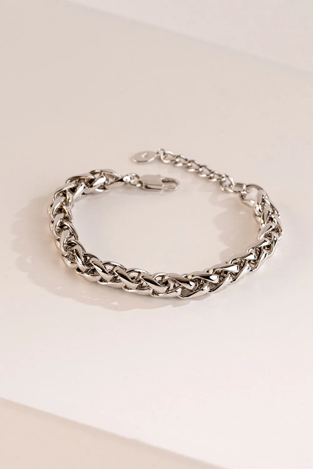 Chunky Statement Bracelet Silver