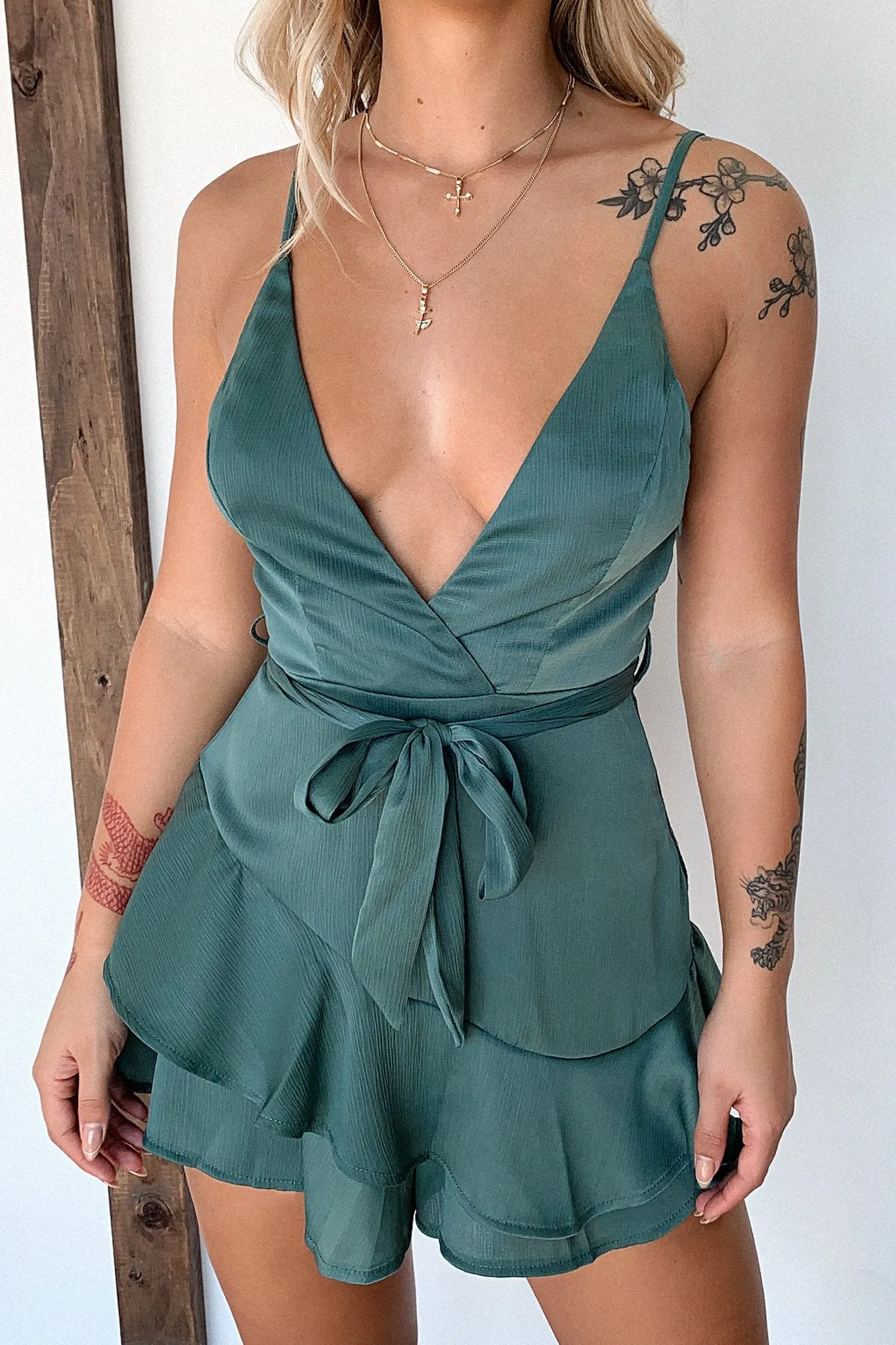 Coco Playsuit - Emerald