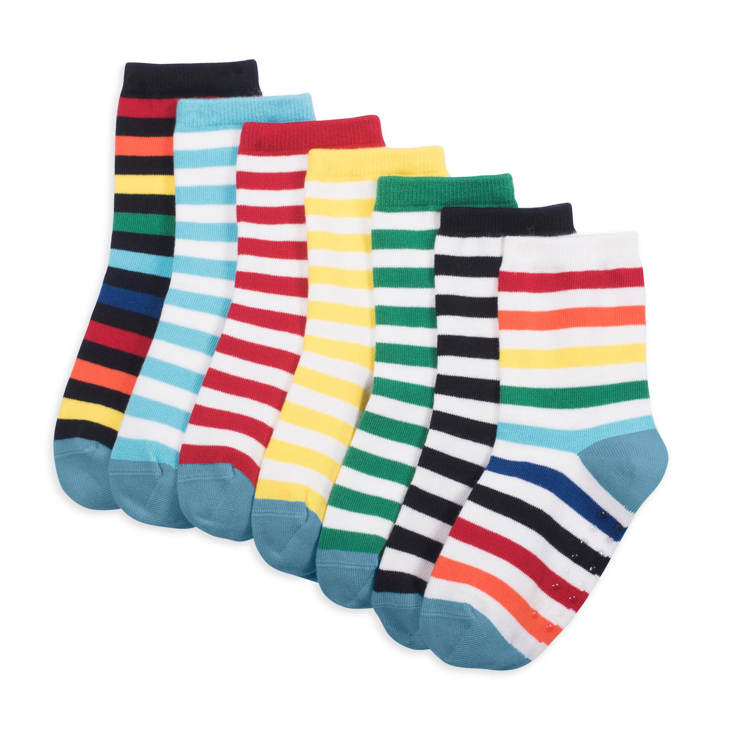 Crew sock 7-pack in stripe