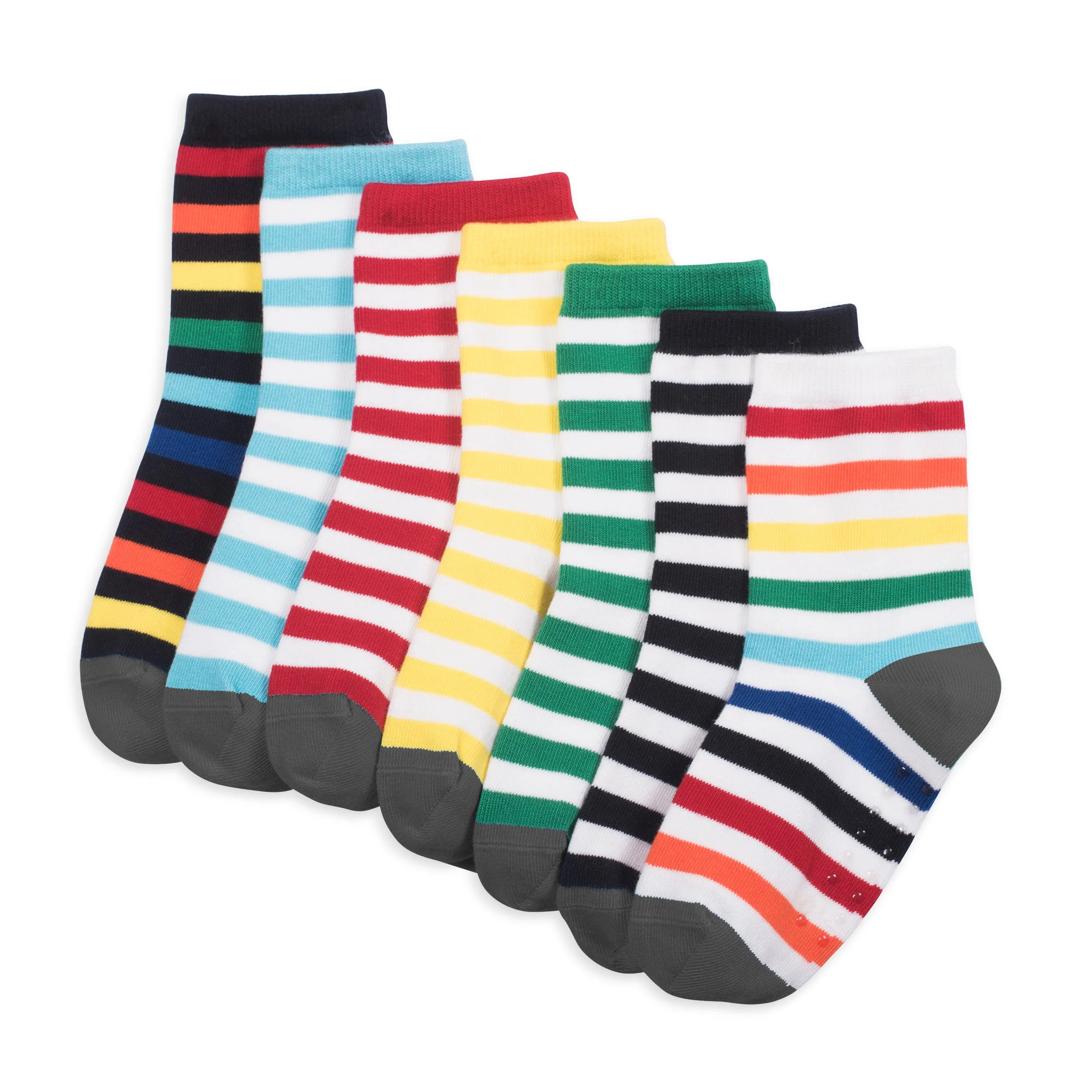 Crew sock 7-pack in stripe