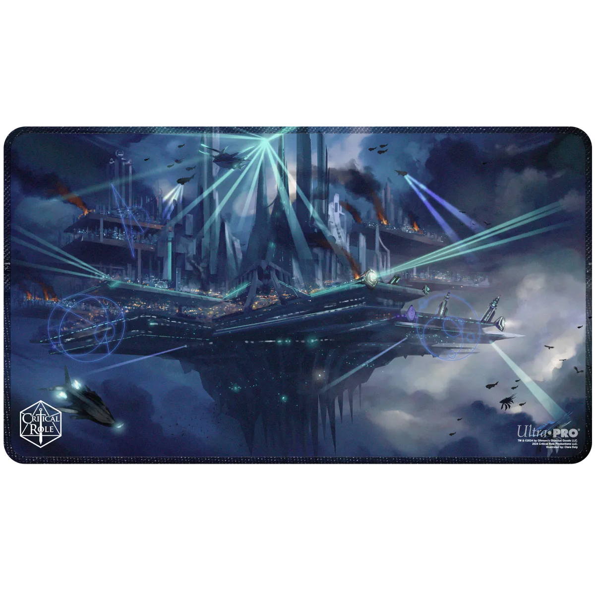 Critical Role Stitched Edge Playmat - The Flying City of Aeor