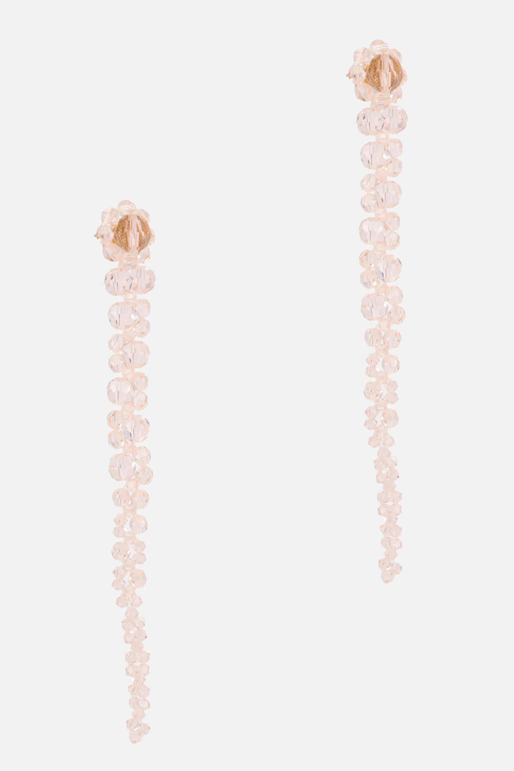 crystal-embellished drip earrings