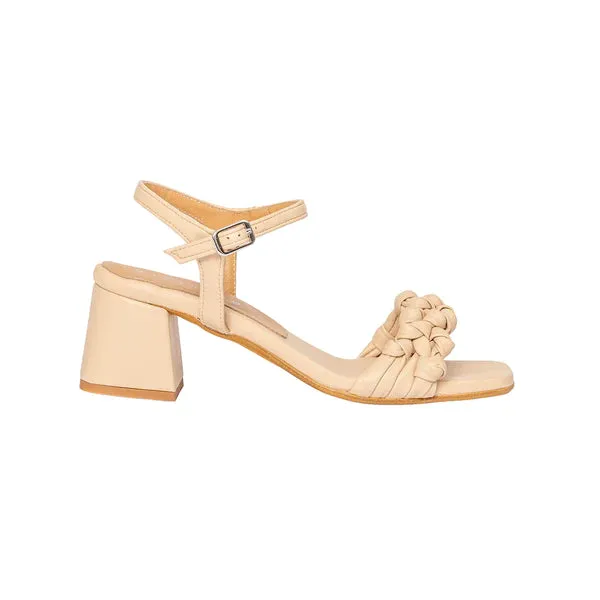 Dali Block Heel Dress Sandal | Black, Nude