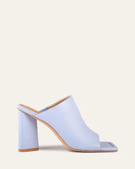 DANIELLE HIGH HEEL SANDALS ICE BLUE LEATHER