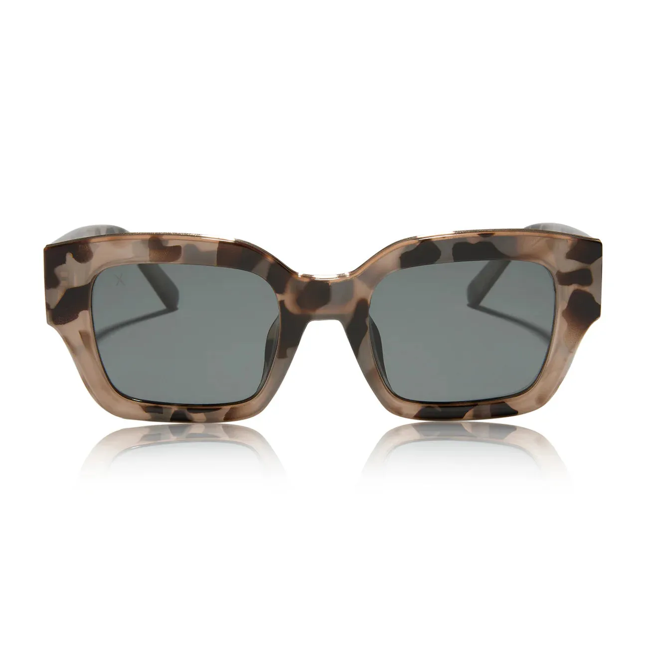 Dime-Amore Oat Tortoise Grey Polarized Sunglasses