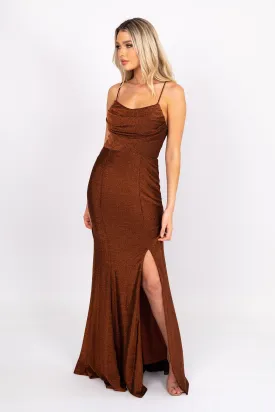 Elora Gown - Shimmer Copper