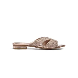 Embellished Strap Flat Sandal BB 43