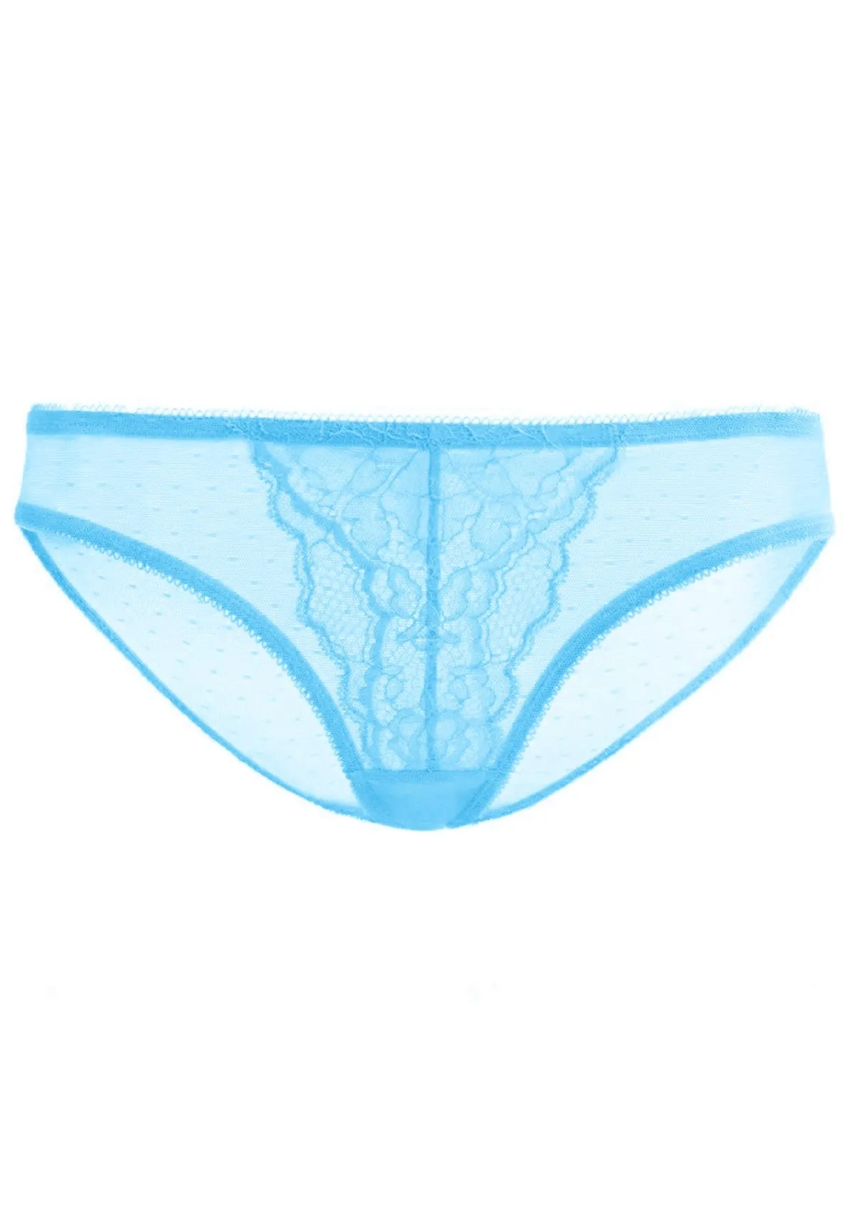 Enchante Capri Blue Lace Bikini Underwear