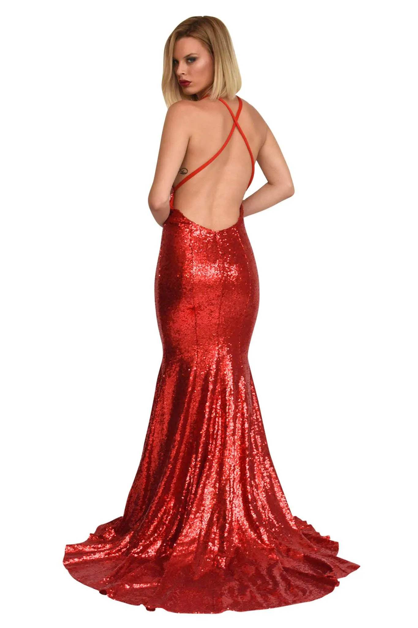 Estelle Gown - Red (XS - Clearance Sale)