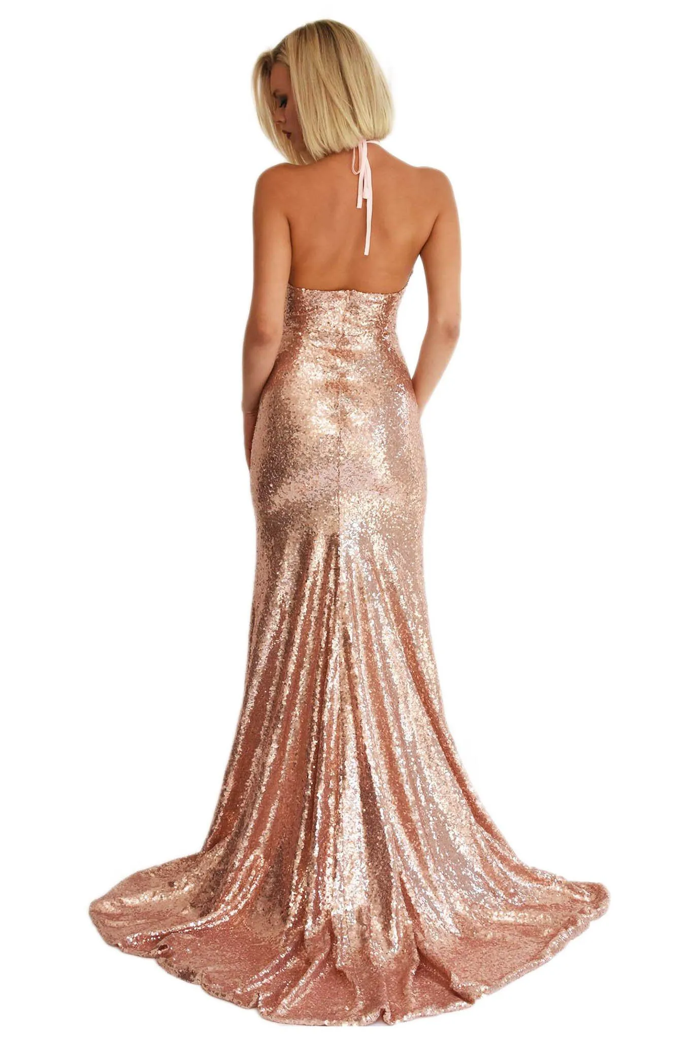 Estellina Gown - Rose Gold (XL - Clearance Sale)