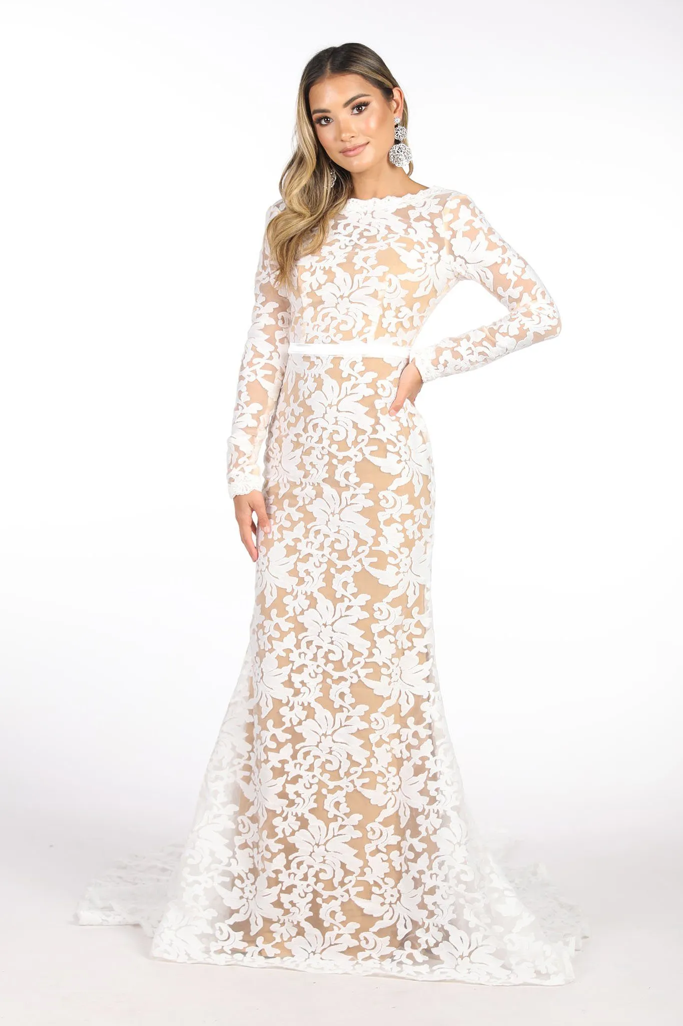 Frances Long Sleeve Gown