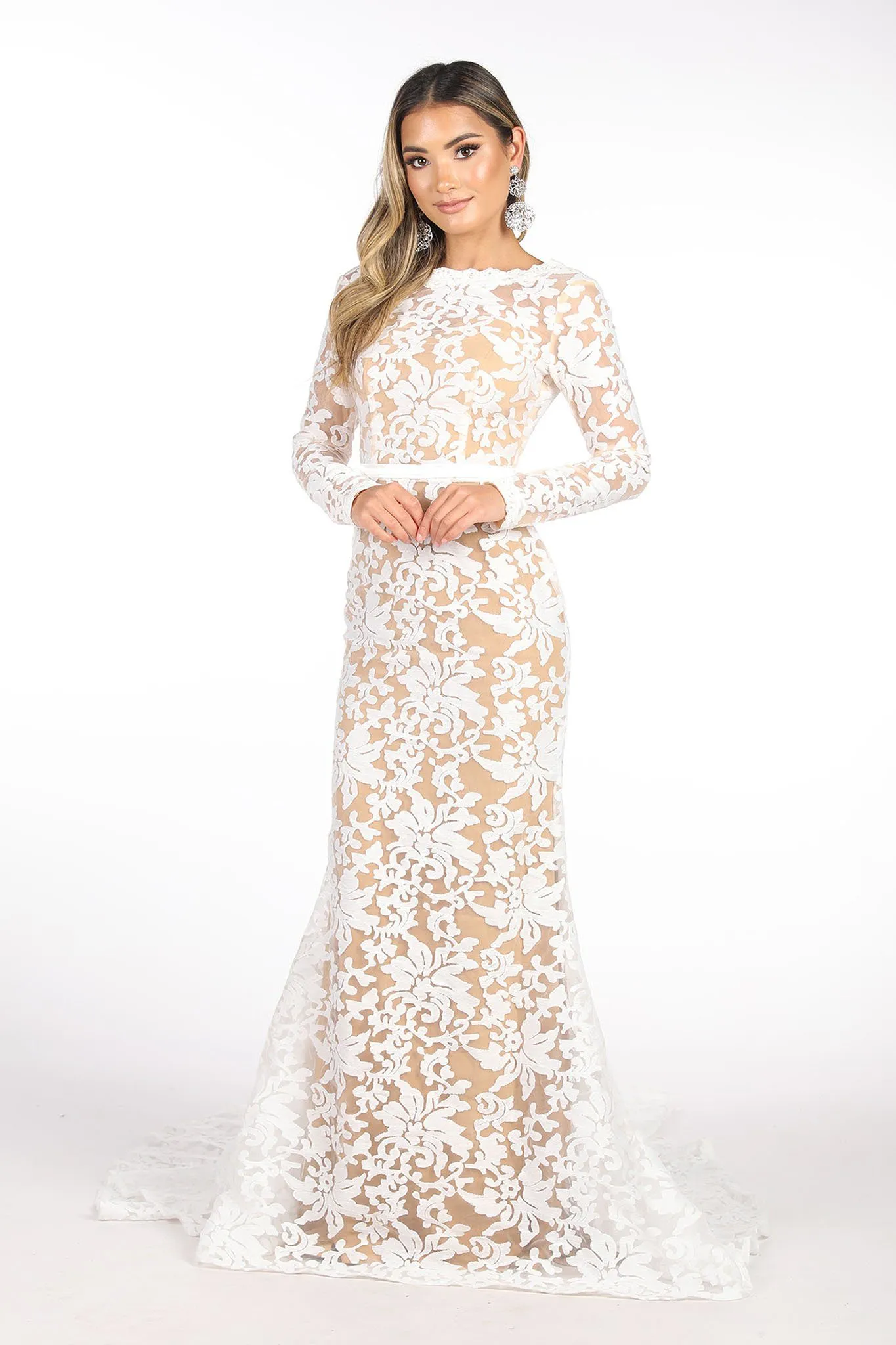 Frances Long Sleeve Gown