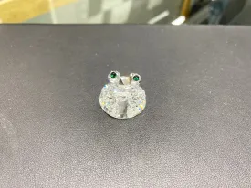 Frog Crystal Figurine